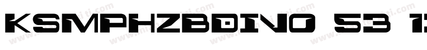 KSMPHZBDIV0 53 130字体转换